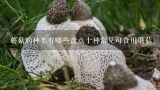 蘑菇的种类有哪些盘点十种常见可食用蘑菇,牛羊粪种植的可食用蘑菇种类和图片