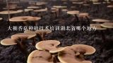大棚香菇种植技术培训湖北省哪个地方,大棚香菇种植技术