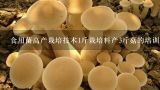 食用菌高产栽培技术1斤栽培料产3斤菇的培训处,我要写关于食用菌栽培技术论文，谁有啊 帮帮我 谢谢
