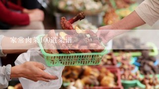 家常肉菜100道菜谱