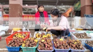 给孩子煲汤用干茶树菇煲什么汤好喝？