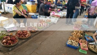 云南菌类十大排行榜？