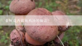 茶树菇香菇炖鸡汤的做法？