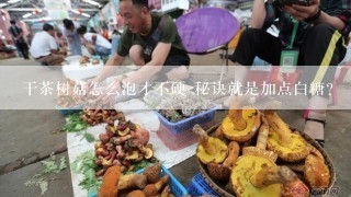 干茶树菇怎么泡才不硬 秘诀就是加点白糖？