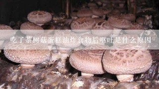 吃了茶树菇蛋糕油炸食物后呕吐是什么原因