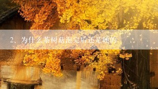 为什么茶树菇泡完后还是硬的