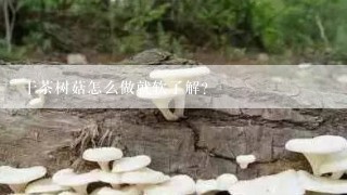 干茶树菇怎么做就软了解？