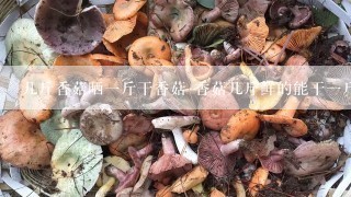 几斤香菇晒一斤干香菇 香菇几斤鲜的能干一斤