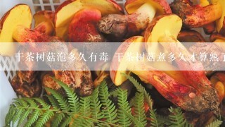 干茶树菇泡多久有毒 干茶树菇煮多久才算熟了