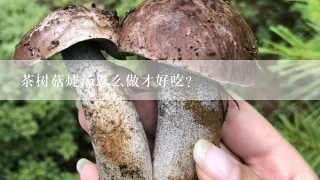 茶树菇炖汤怎么做才好吃？