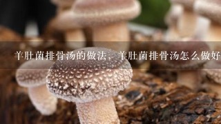 羊肚菌排骨汤的做法，羊肚菌排骨汤怎么做好吃？