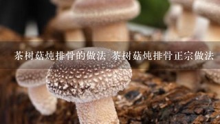 茶树菇炖排骨的做法 茶树菇炖排骨正宗做法