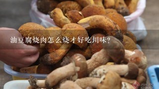 油豆腐烧肉怎么烧才好吃川味？