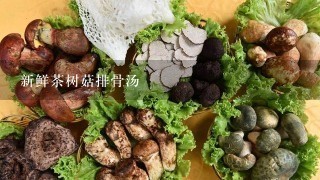 新鲜茶树菇排骨汤