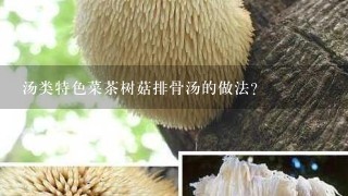 汤类特色菜茶树菇排骨汤的做法？