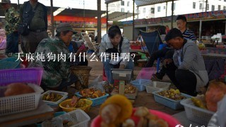 天麻炖狗肉有什么作用啊？