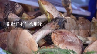 花椒籽有什么用途？