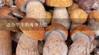 适合学生的瘦身方法