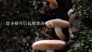 捻子根可以长期煲汤喝吗