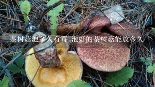 茶树菇泡多久有毒 泡好的茶树菇能放多久