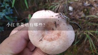 小红书菜谱有哪些？