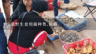 中国野生食用菌种类,价格