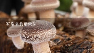 家常菜食谱做法