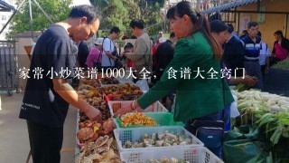 家常小炒菜谱1000大全，食谱大全窍门