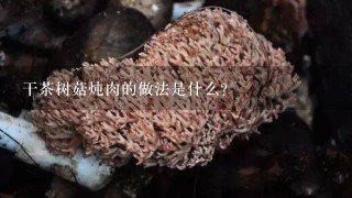 干茶树菇炖肉的做法是什么？