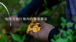 电压力锅红烧肉的家常做法