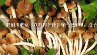 我们用蘑菇可以制作各种各样的孢子印，孢子位于蘑菇的（ ）