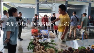 我想学习食用菌栽培技术那里好？