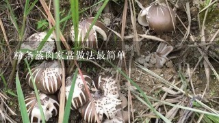 粉条蒸肉家常做法最简单