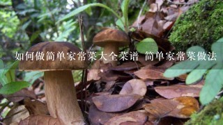 如何做简单家常菜大全菜谱 简单家常菜做法