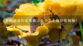 杏鲍菇芽的家常做法大全怎么做好吃视频？