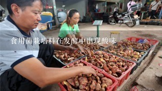 食用菌栽培料在发酵中出现酸味