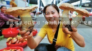 重庆哪里可以学习“食用菌种植技术”？是蘑菇种植就行，大概学多长时间？需要交多少费用 ？