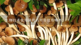 生物技术食用菌的药用价值有哪些