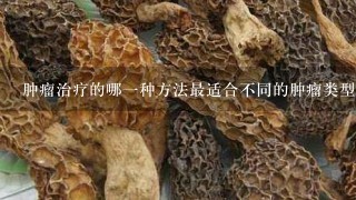 肿瘤治疗的哪一种方法最适合不同的肿瘤类型?