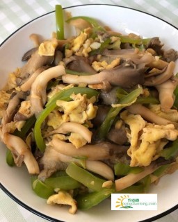 平菇海鲜菇炒鸡蛋,第2图