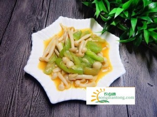 炒白玉菇的家常做法,第1图