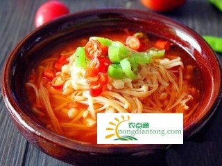 番茄炖金针菇的做法,第1图