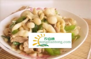 白玉菇炒肉的做法大全,第2图