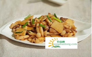 白玉菇炒肉的三种做法,第3图