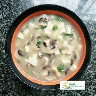 豆腐口蘑汤的做法，怎么做好吃？,第1图