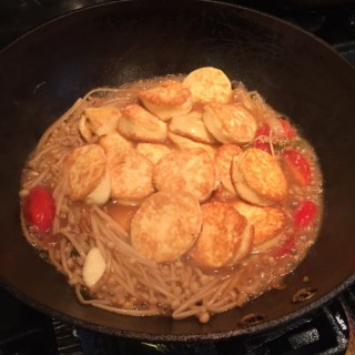  家常菜-金针菇日本豆腐（煲） 第8步