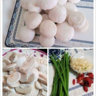  蘑菇滑肉汤 第1步