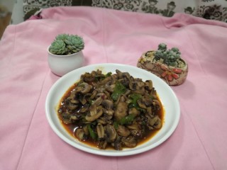 青椒炒蘑菇 第1步