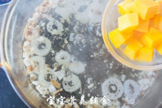  丁香鱼南瓜菌菇汤-宝宝辅食 第10步