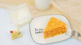  胡萝卜香菇鸡蛋饼 宝宝辅食，鸡蛋+西红柿+包菜 第12步